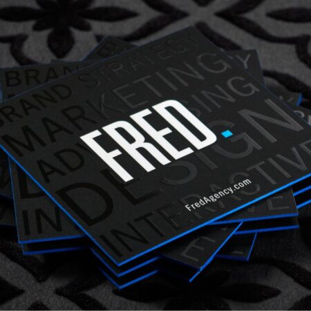 Painted Edge Business Cards